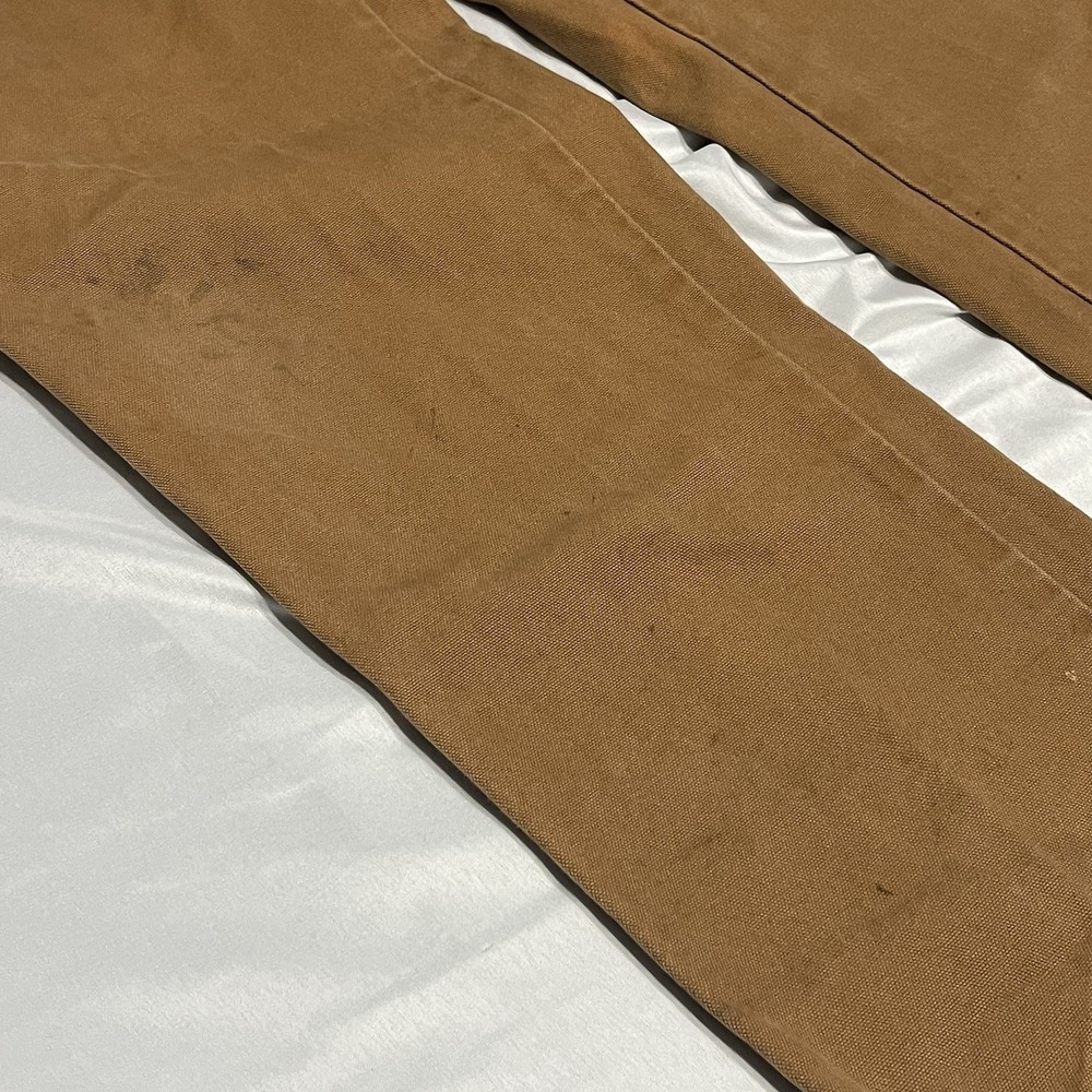 Vintage Dickies Carpenter Pants Mens 36x34 Brown Canvas Faded Utility Grunge - Picture 10 of 12